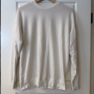 Alo Yoga Off-White Long-Sleeve - Size S